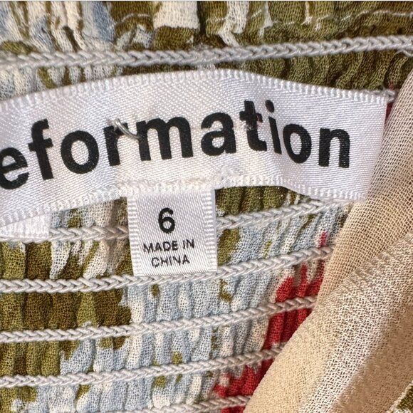 Reformation Kourtney Dress in Countryside $248 - Picture 5 of 5